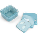 Niebieskie pojemniki na przekąski zestaw 3 szt. Tiny Farm Blue Done By Deer