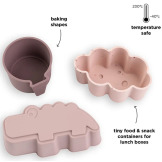 Foremki silikonowe do lunchboxów zestaw 3 szt. Happy Clouds Powder Done By Deer