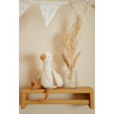 GĄSKA kremowa przytulanka 17 cm Newborn Naturals Little Dutch 0+