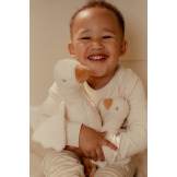 GĄSKA kremowa przytulanka 17 cm Newborn Naturals Little Dutch 0+