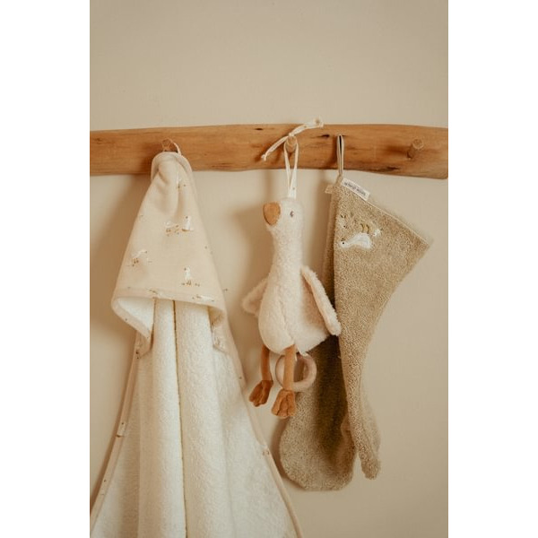 GĄSKA kremowa pozytywka 29 cm Newborn Naturals Little Dutch 0+