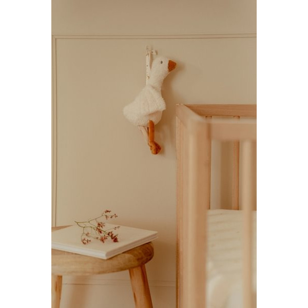 GĄSKA kremowa pozytywka 29 cm Newborn Naturals Little Dutch 0+