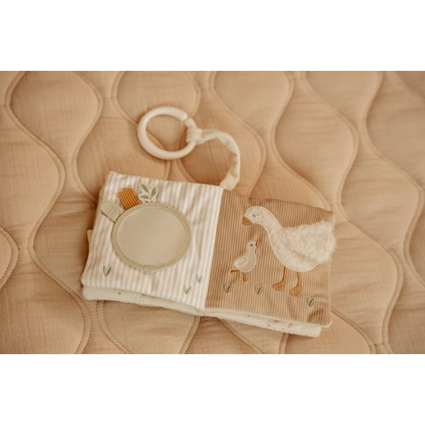 GĄSKA materiałowa książeczka aktywizująca Newborn Naturals Little Dutch 0+