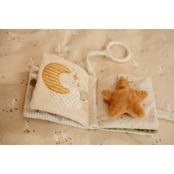 GĄSKA materiałowa książeczka aktywizująca Newborn Naturals Little Dutch 0+