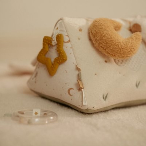 GĄSKA materiałowy trójkąt edukacyjny Newborn Naturals Little Dutch 0+