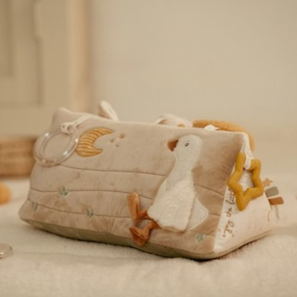 GĄSKA materiałowy trójkąt edukacyjny Newborn Naturals Little Dutch 0+