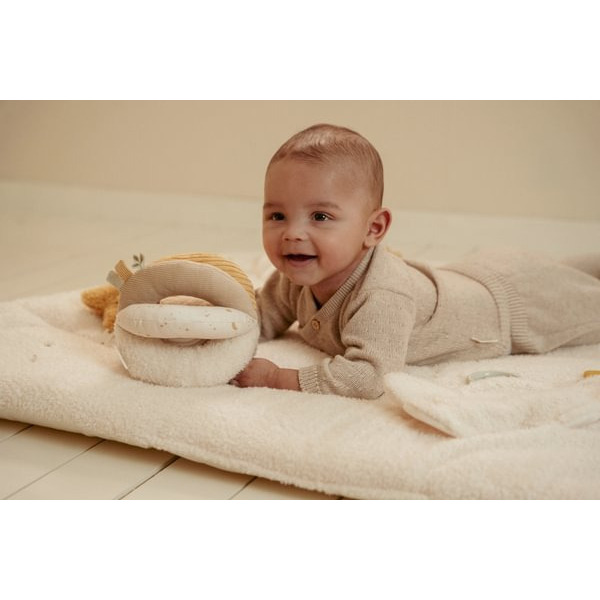 Materiałowa piłeczka sensoryczna Newborn Naturals Little Dutch 0+