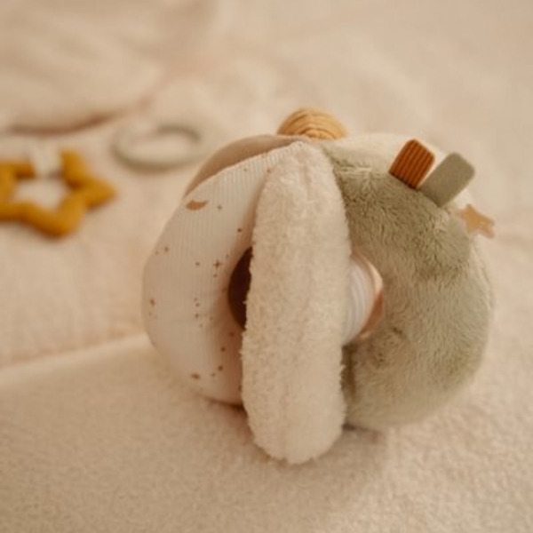 Materiałowa piłeczka sensoryczna Newborn Naturals Little Dutch 0+