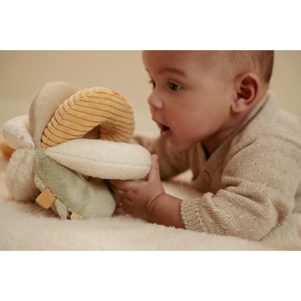 Materiałowa piłeczka sensoryczna Newborn Naturals Little Dutch 0+