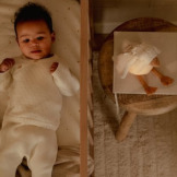 GĄSKA interaktywna przytulanka ze światłem oraz kojącymi odgłosami 25 cm  Newborn Naturals Little Dutch 0+