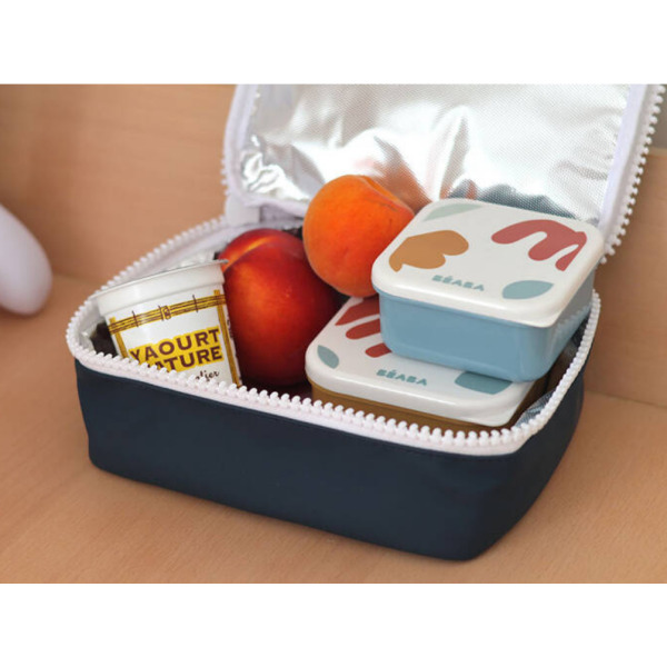 TORBA TERMICZNA na przekąski dla dzieci Faro Matcha Latte  Beaba