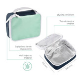 TORBA TERMICZNA na przekąski dla dzieci Faro Matcha Latte  Beaba