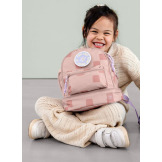 Różowy mini plecak dla przedszkolaka Pattern Party Rose Lassig