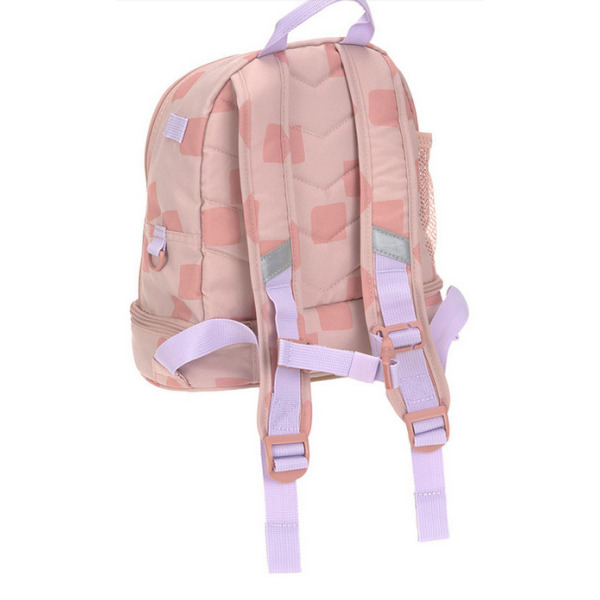 Różowy mini plecak dla przedszkolaka Pattern Party Rose Lassig