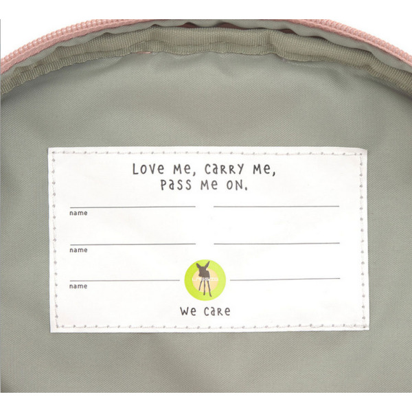 Różowy mini plecak dla przedszkolaka Pattern Party Rose Lassig