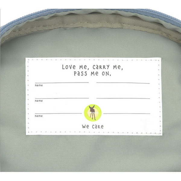 Niebieski mini plecak dla przedszkolaka Pattern Party Blue Lassig