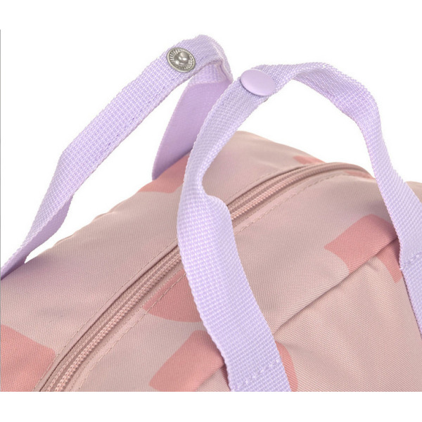 Różowy mini plecak dla przedszkolaka prostokątny Pattern Party Rose Lassig