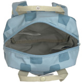 Niebieski mini plecak dla przedszkolaka prostokątny Pattern Party Blue Lassig