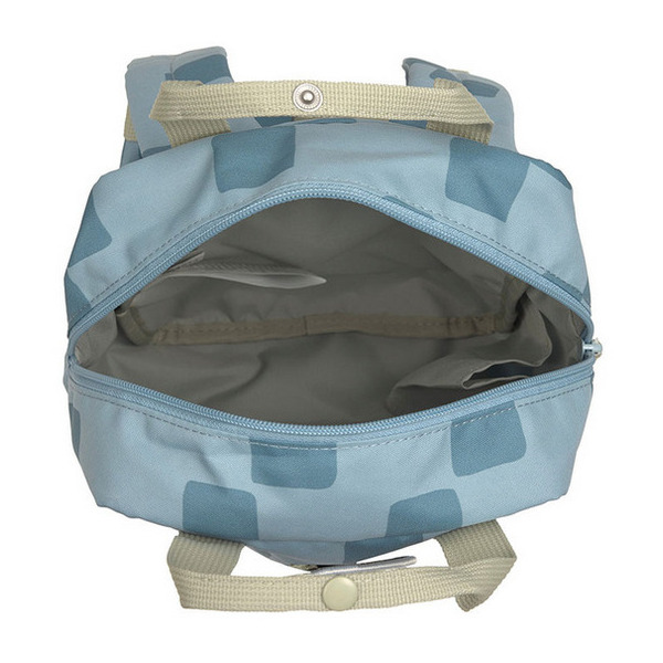 Niebieski mini plecak dla przedszkolaka prostokątny Pattern Party Blue Lassig