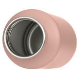 Różowy bidon ze stali nierdzewnej z ustnikiem i uchwytem 500 ml Pattern Party Rose/lilac Lassig