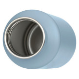 Niebieski bidon ze stali nierdzewnej z ustnikiem i uchwytem 500 ml Pattern Party Blue/green Lassig