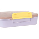 Różowy lunchbox Bento z przegródkami Pattern Party Rose/lilac Lassig