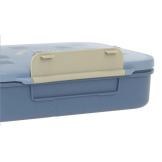 Niebieski lunchbox Bento z przegródkami Pattern Party Blue/green Lassig