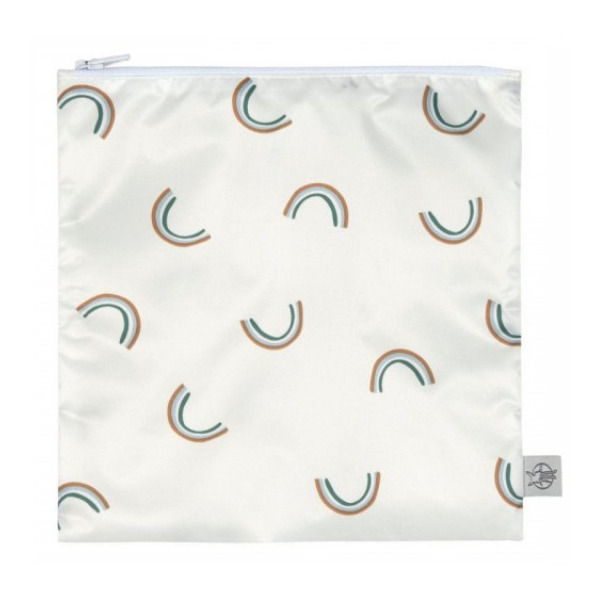 Zestaw torebek na przekąski 2 szt. Happy Rascals Smile sky blue Lassig