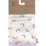 Zestaw torebek na przekąski 2 szt. Happy Rascals Heart lavender Lassig