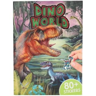 DINOZAURY zestaw kreatywny z naklejkami Dino World Depesche