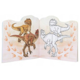 DINOZAURY kolorowanka z naklejkami Dino World Depesche