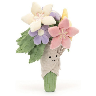 WESOŁY BUKIET KWIATÓW pastelowa przytulanka 31 cm Jellycat 0+
