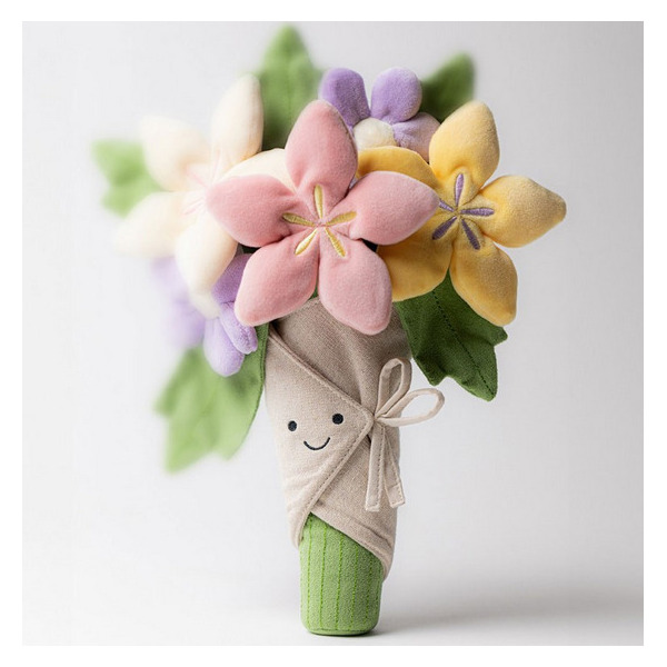WESOŁY BUKIET KWIATÓW pastelowa przytulanka 31 cm Jellycat 0+