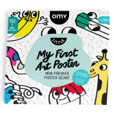 MOJA PIERWSZA KOLOROWANKA gigantyczna kolorowanka 100x70 cm OMY 18m+