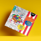 SUPERMARKET gigantyczna kolorowanka 100x70 cm OMY 3+