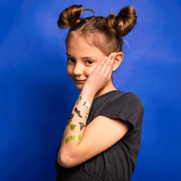 BOO! zestaw tatuaży zmywalnych dla dzieci 50 szt. OMY 3+