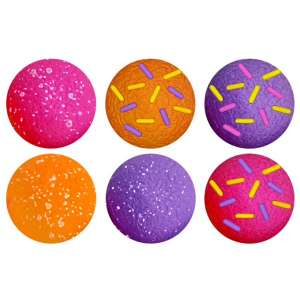 NEEDOH DONUT HOLES małe gniotki pączki zestaw 6 piłeczek Schylling