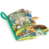 DŻUNGLA materiałowa książeczka aktywizująca z ogonkami Jellycat