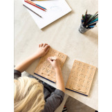 DWUSTRONNE TABLICE do nauki pisania drewniane Small Foot