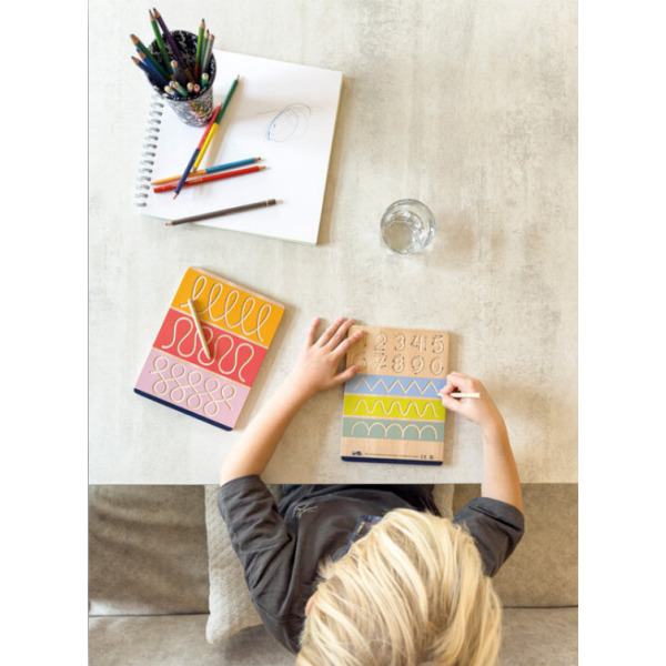 DWUSTRONNE TABLICE do nauki pisania drewniane Small Foot