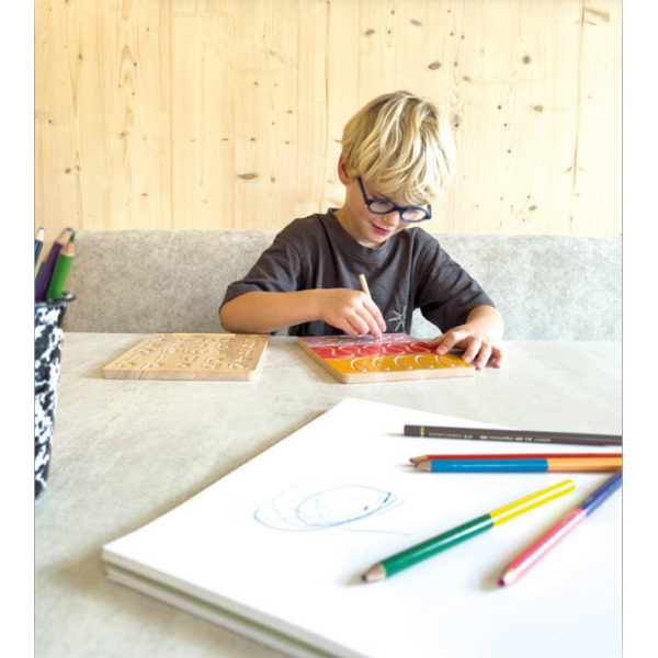 DWUSTRONNE TABLICE do nauki pisania drewniane Small Foot