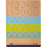 DWUSTRONNE TABLICE do nauki pisania drewniane Small Foot