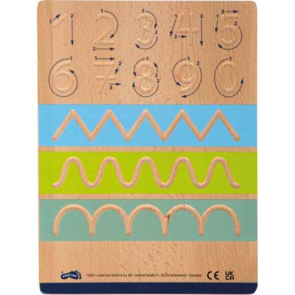 DWUSTRONNE TABLICE do nauki pisania drewniane Small Foot