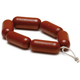 DREWNIANE MINI KIEŁBASKI do zabawy w kuchnię i sklep Erzi 3+