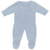 BŁĘKITNA DZIANINOWA PIŻAMKA ubranko dla lalki 38 cm Miniland