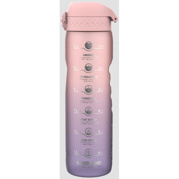 BUTELKA z ustnikiem 1000 ml Gradient Periwinkle/Rose Quartz Motivator BPA Free ION8