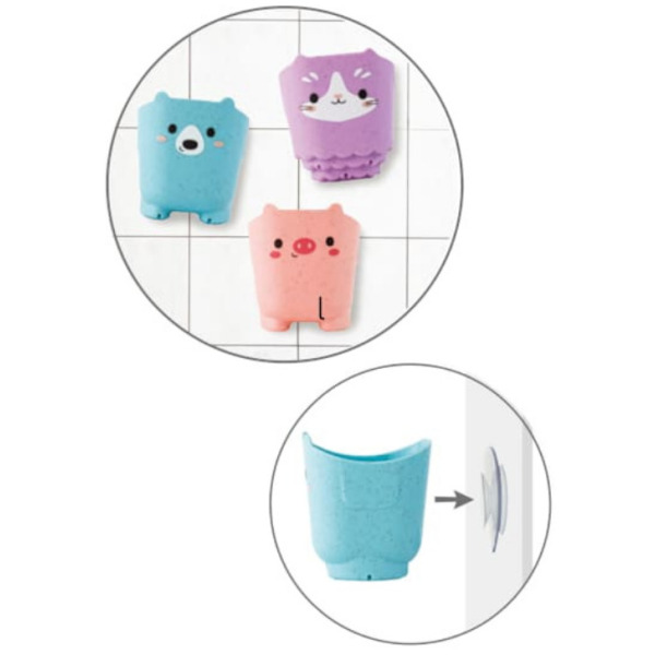 KUBECZKI ZWIERZACZKI do kąpieli zabawka do wody Tiger Tribe 1+