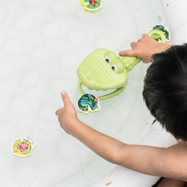 ZŁAP ŻABKĘ podbierak do wody zabawka do kąpieli Tiger Tribe 1+