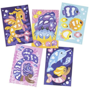 MAGICZNY OCEAN zestaw artystyczny z folią transferową Tiger Tribe 5+