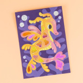 MAGICZNY OCEAN zestaw artystyczny z folią transferową Tiger Tribe 5+